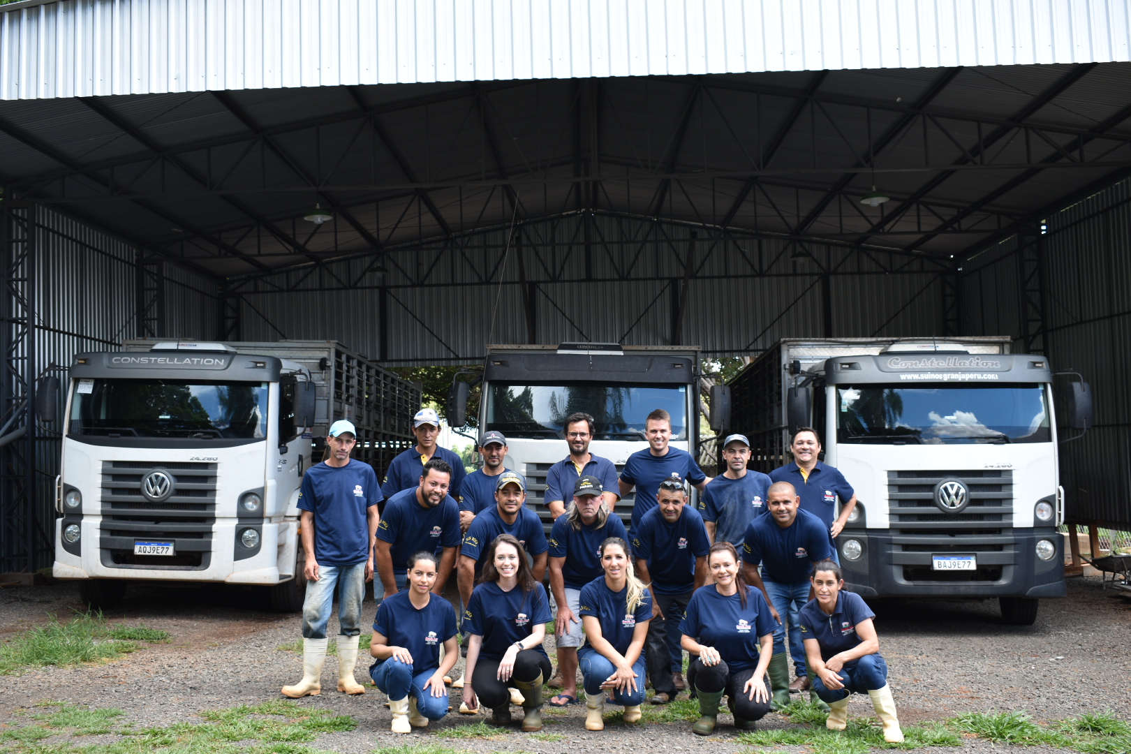 Equipe Técnica da Granja Peru 2020